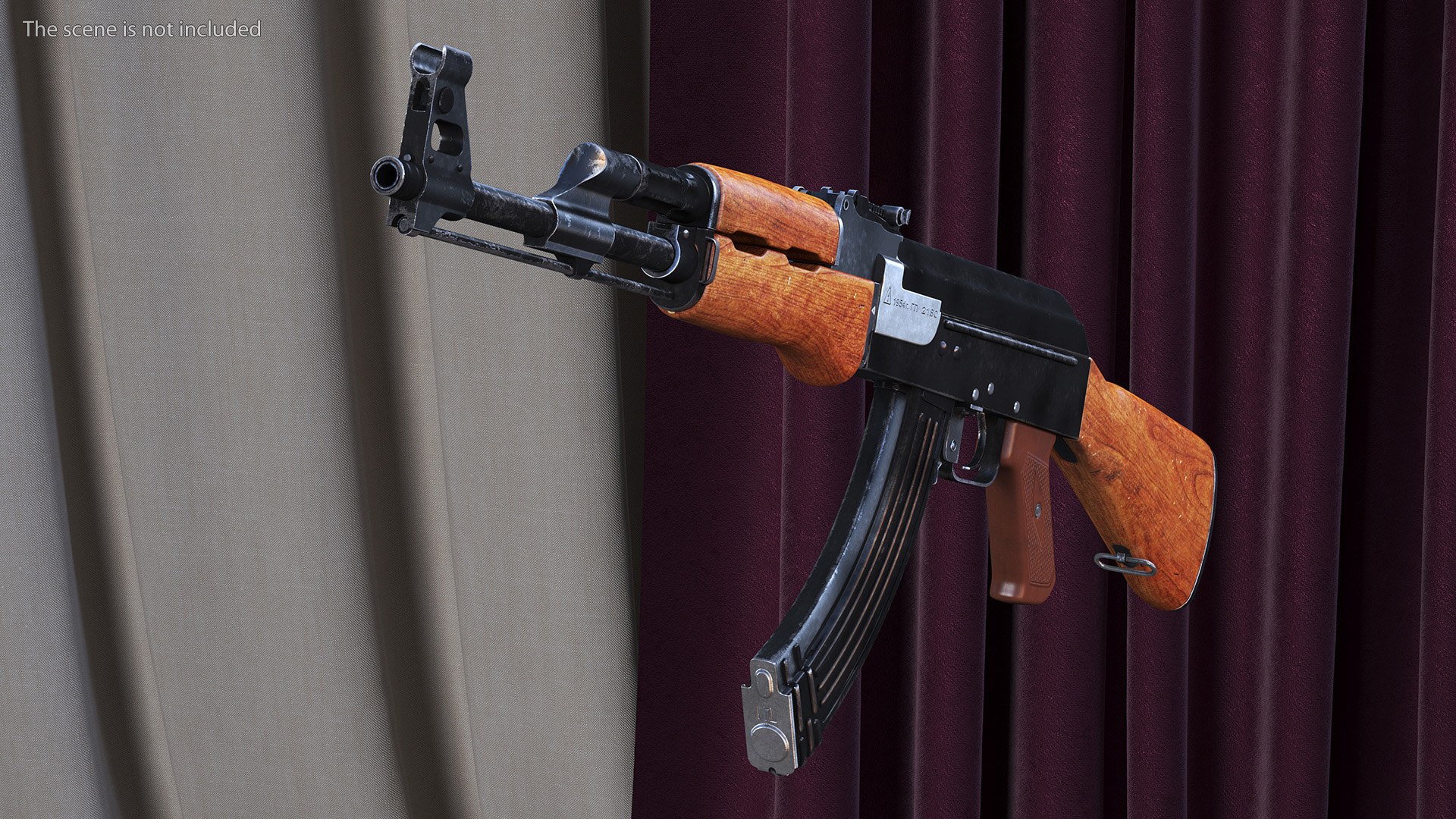 3D Kalashnikov AK-47 Assault Rifle https://p.turbosquid.com/ts-thumb/fI/hTga5z/cR/kalashnikovak47assaultriflec4dmodel005/jpg/1708582197/1920x1080/fit_q87/a537e46610df1a4c4f4a20b97cfc48423dc94818/kalashnikovak47assaultriflec4dmodel005.jpg