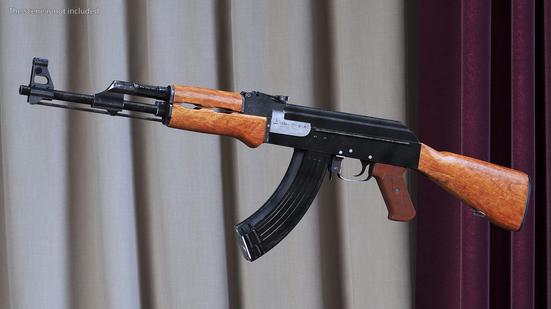 3D Kalashnikov AK-47 Assault Rifle https://p.turbosquid.com/ts-thumb/fI/hTga5z/sH/kalashnikovak47assaultriflec4dmodel002/jpg/1708582184/1920x1080/fit_q87/24abe0104593c85e247177b99836286c43031844/kalashnikovak47assaultriflec4dmodel002.jpg
