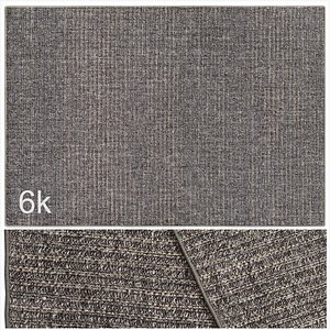 Carpet set 3237 - Hand-Woven Gray Rug 6K