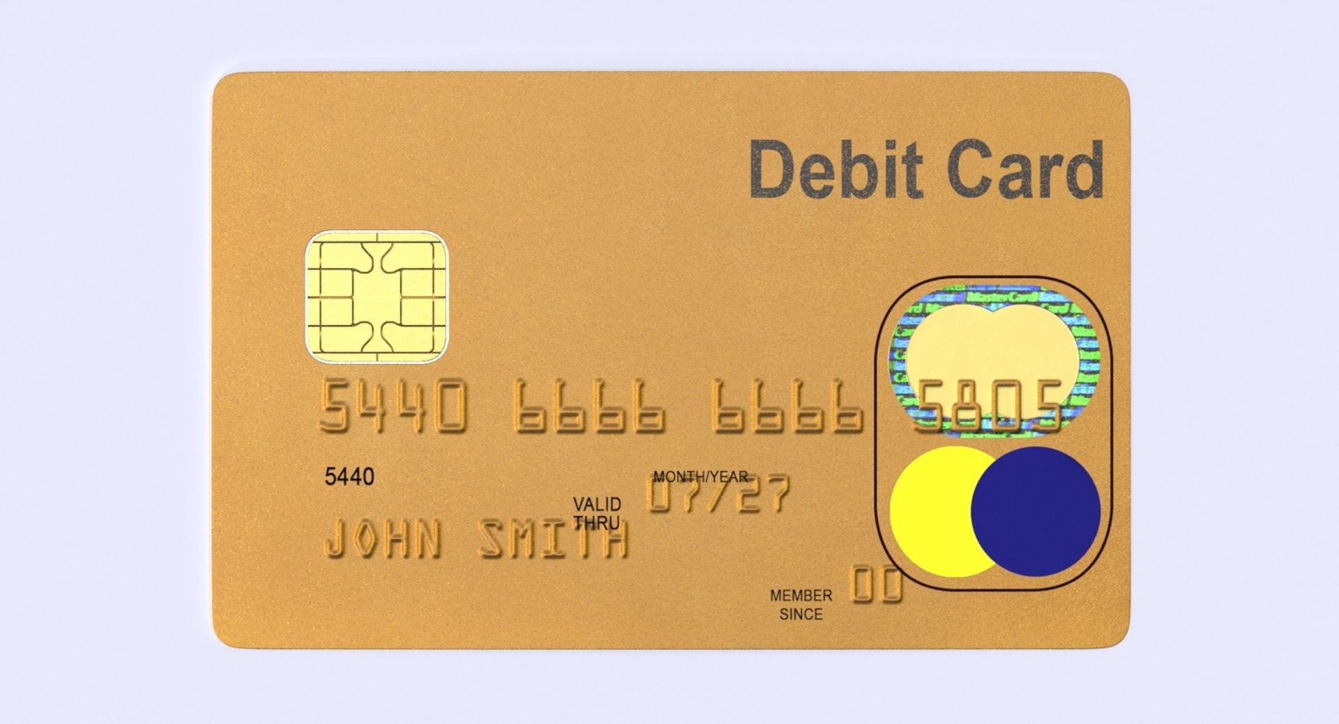 3d debit card