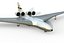 Lockheed CL-1201 nuclear powered aircraft 3D model