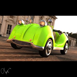 3d car toon model