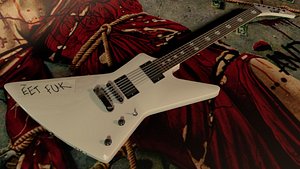 3d model metallica eps eet guitar