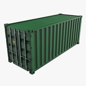24ft Shipping Container - Green