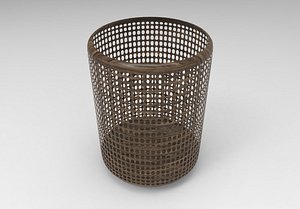 waste basket trash model