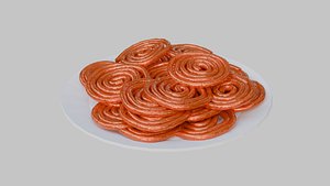 Jalebi 3D model