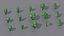 Animated Timber Pack 15 Stylized Low-Poly Trees