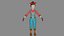 CHARAKTER LOW-POLY WEIBLICH FARM