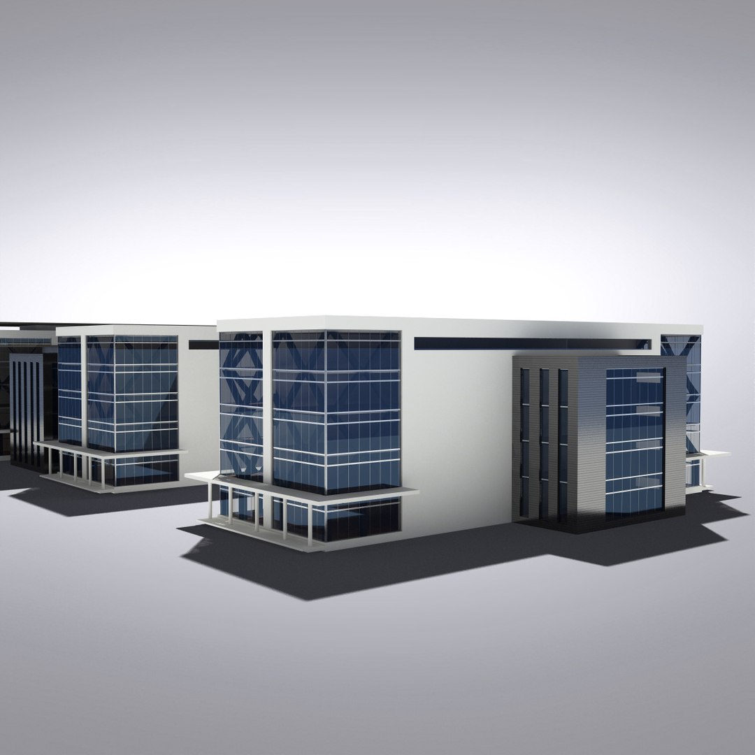 3d Max Modern Generic Building