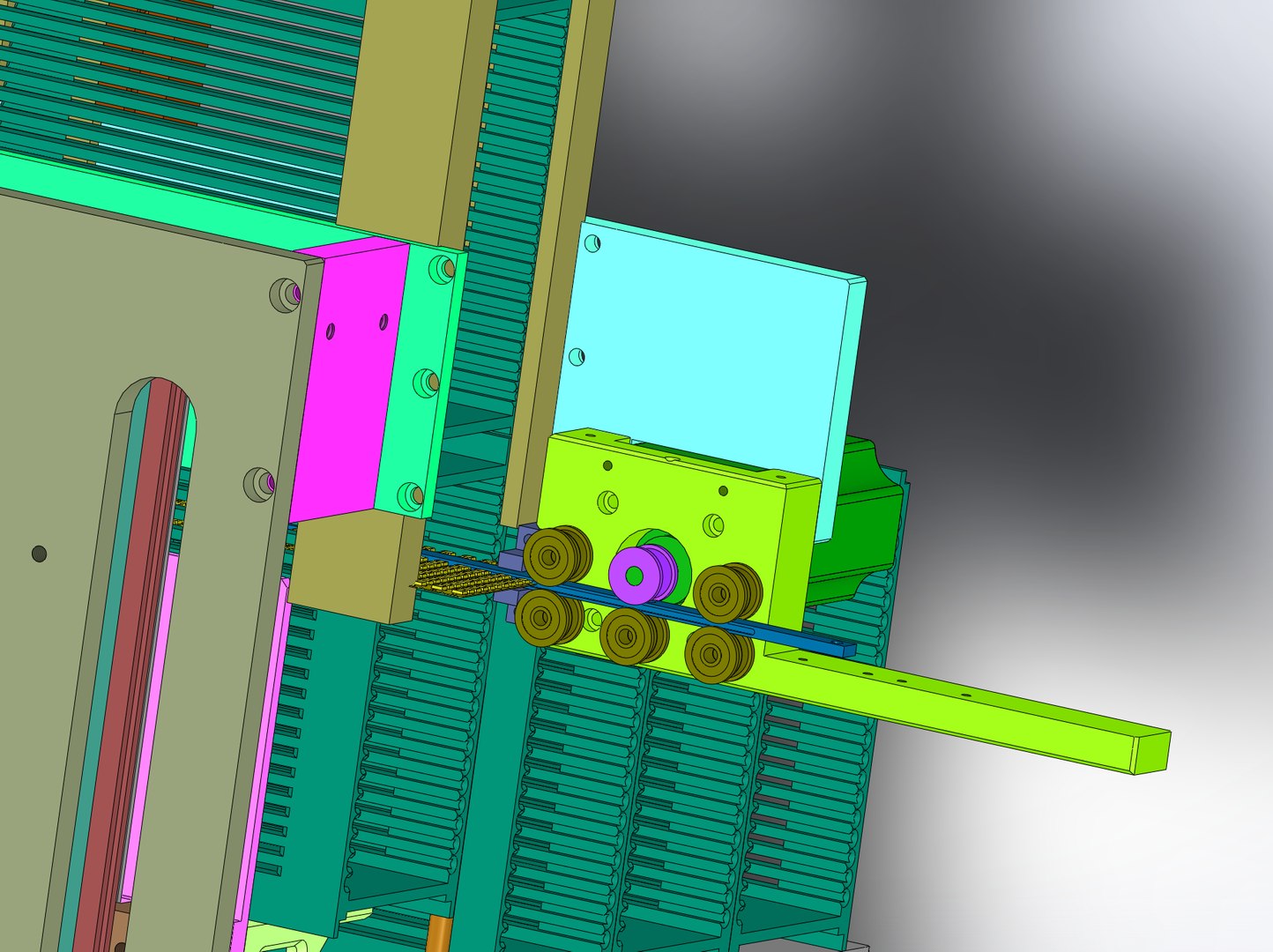 3D Tray loading and unloading mechanism - TurboSquid 1875335