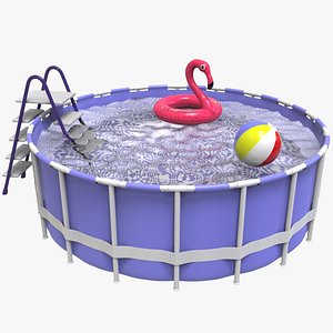Tubular Swimming Pool with Accessories