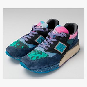 3D Pair of womans urban sneakers shoes sport outdoor footwear model