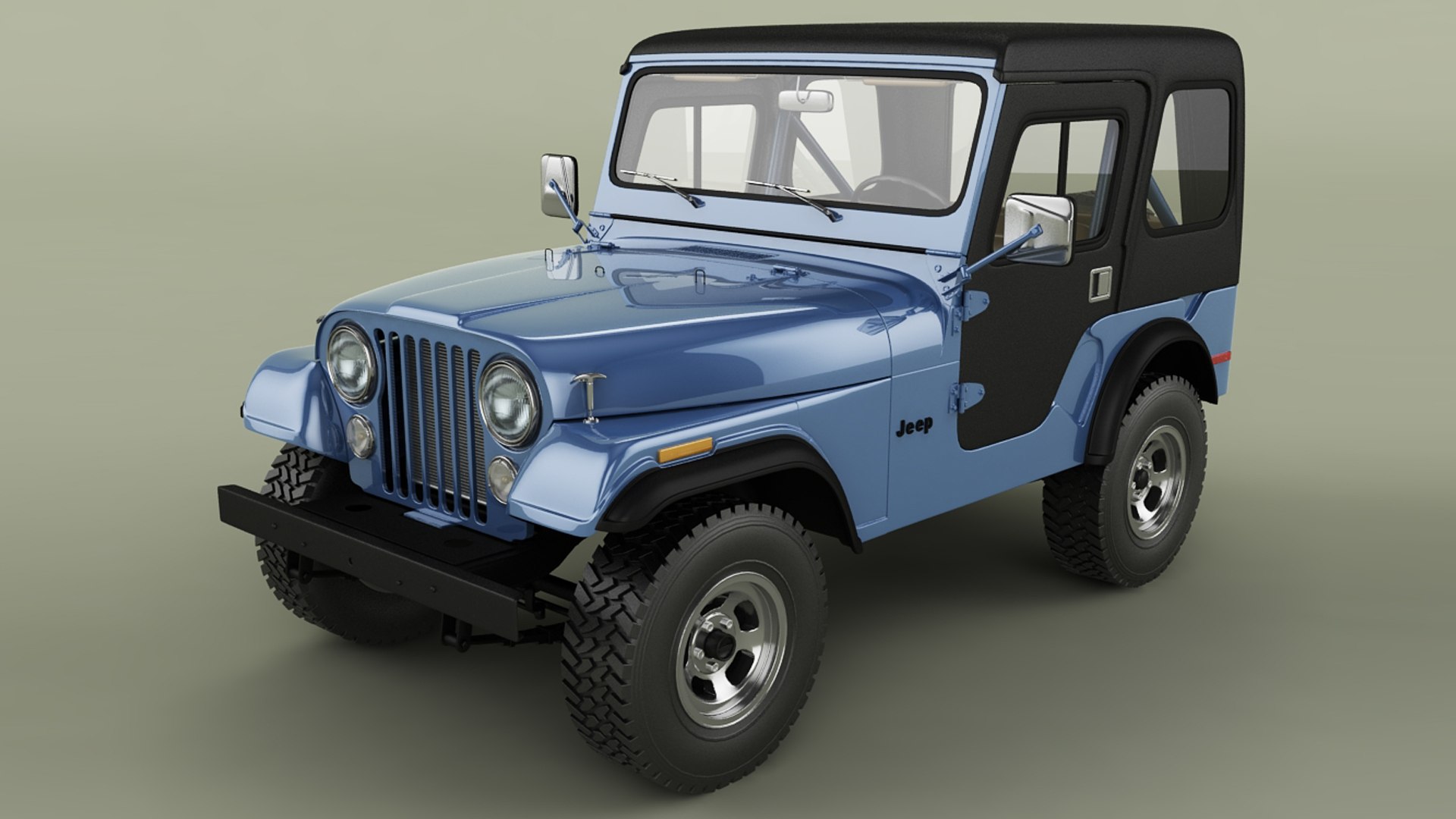 ジープ CJ-5 レネゲード3Dモデル - TurboSquid 2133104