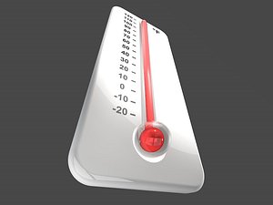 thermometer thermo meter 3d c4d