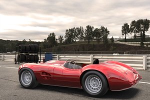 old custom le mans car 3D model