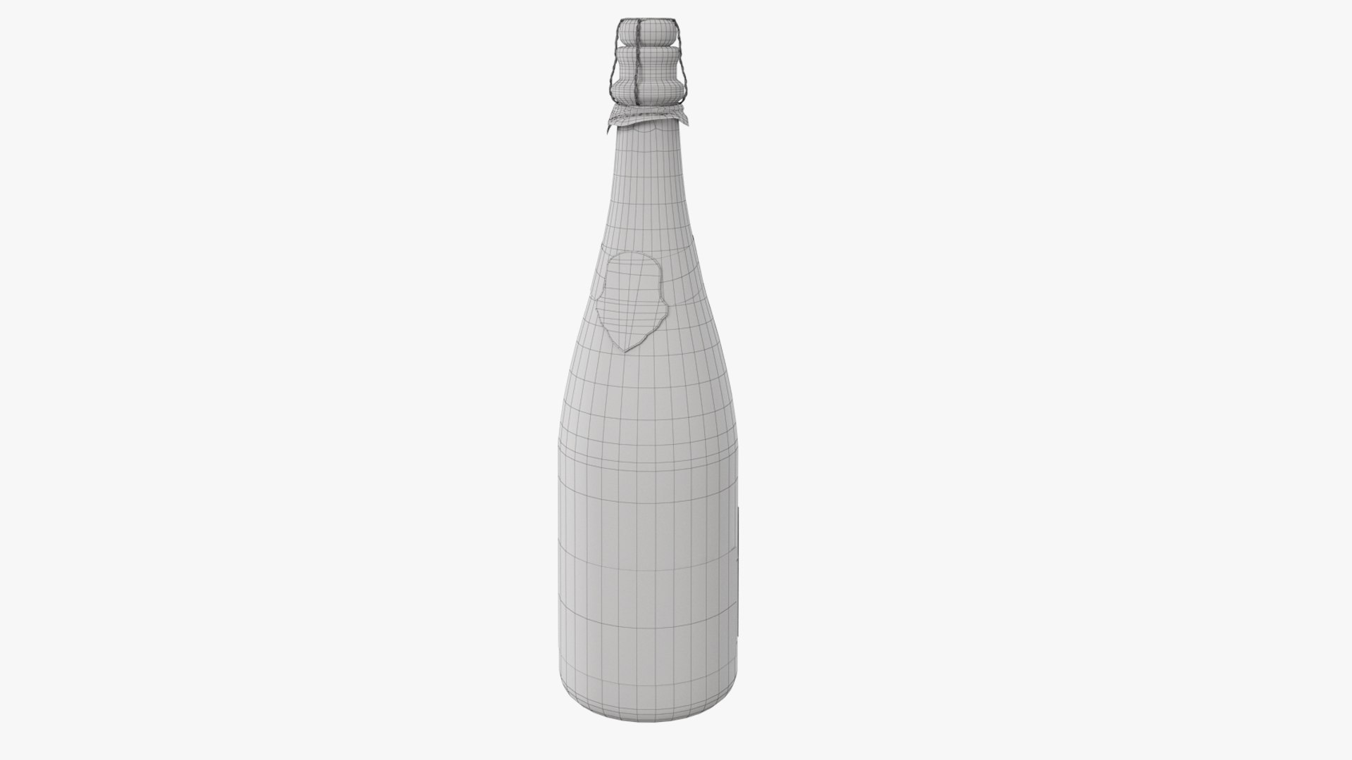 3D Champagne Bottle - TurboSquid 1684040