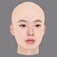 Jeon Yeo-been Head - No Hair - Low poly head