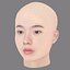 Jeon Yeo-been Head - No Hair - Low poly head