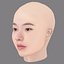 Jeon Yeo-been Head - No Hair - Low poly head