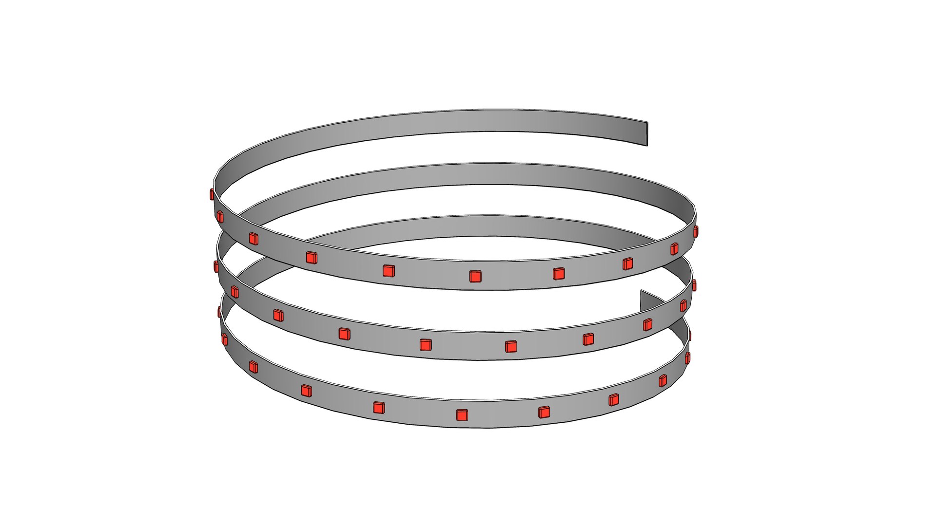 modelo 3d LED Strip roll - TurboSquid 2001181