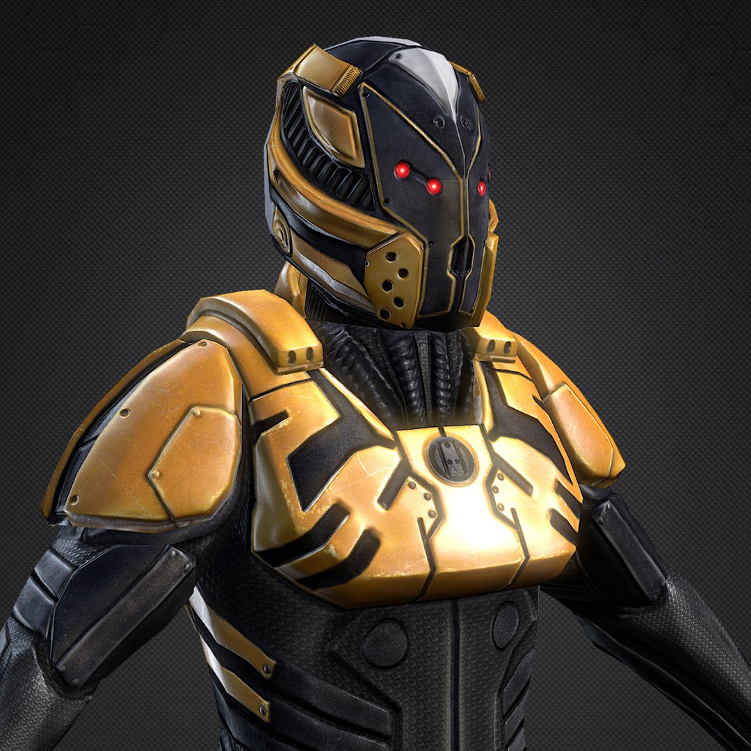 sci fi armor male