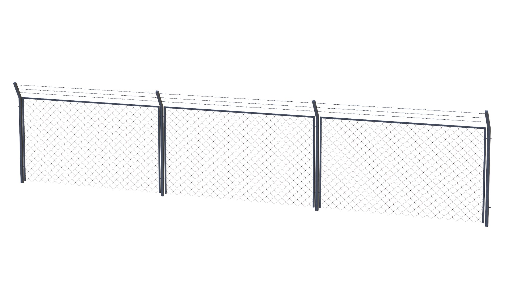Wire Fence Collection 3D model https://p.turbosquid.com/ts-thumb/fJ/YrB9mn/Tj/4wirefence/jpg/1689619009/1920x1080/fit_q87/a93c68b142d0a3467f009040b5853f3662a5b115/4wirefence.jpg