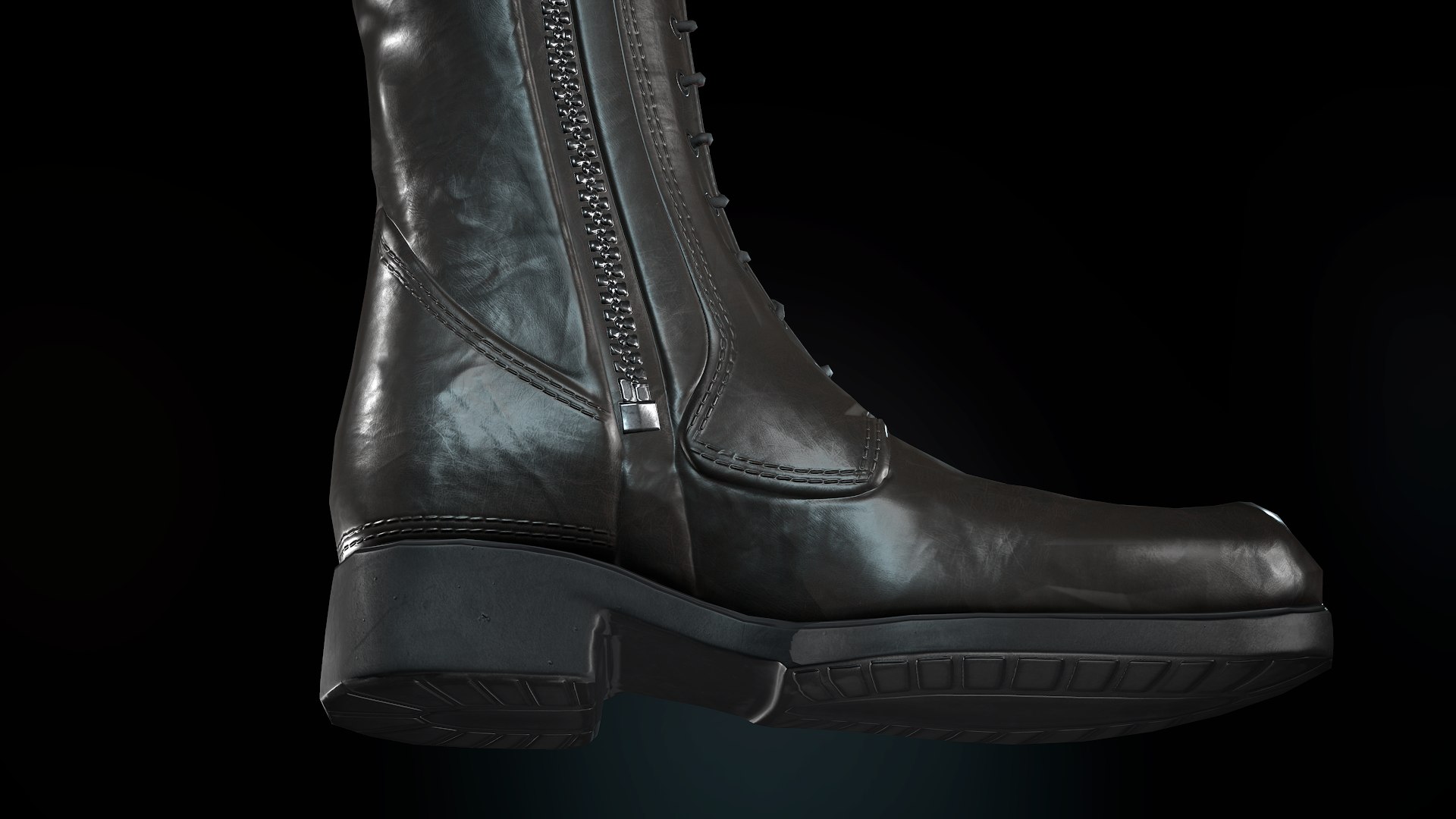 3D leather boot model https://p.turbosquid.com/ts-thumb/fJ/eBXSvi/BX88IXIy/screenshot027/png/1501892557/1920x1080/fit_q87/0a80a8a3c60532a74144f21cb47824cdc86d240b/screenshot027.jpg