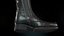 Stivale in pelle nera 1 PBR