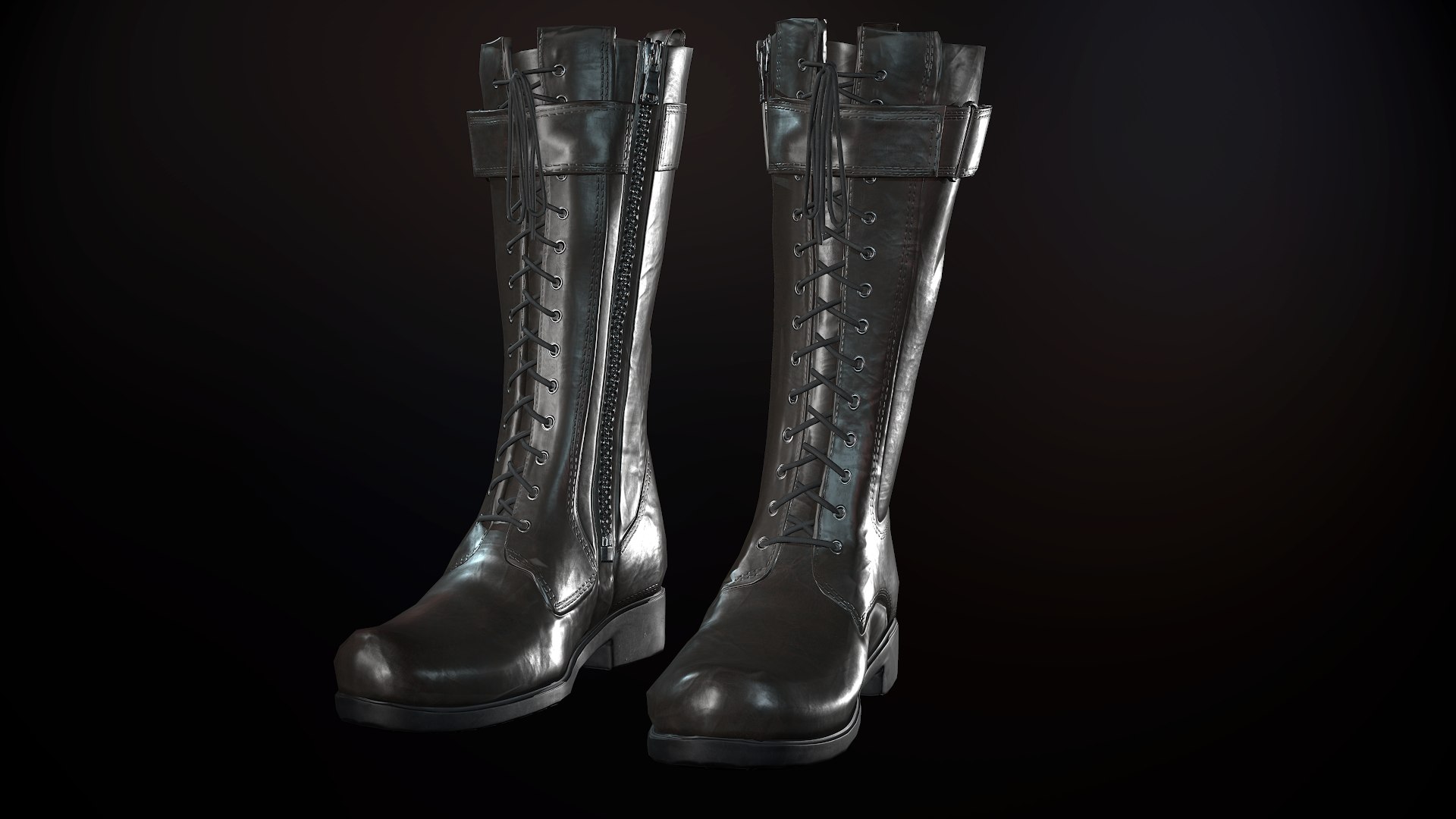 3D leather boot model https://p.turbosquid.com/ts-thumb/fJ/eBXSvi/Lvs9ybai/screenshot000/png/1501892556/1920x1080/fit_q87/0f95cb80f08733802a654e54c7a842d8b424e2ac/screenshot000.jpg