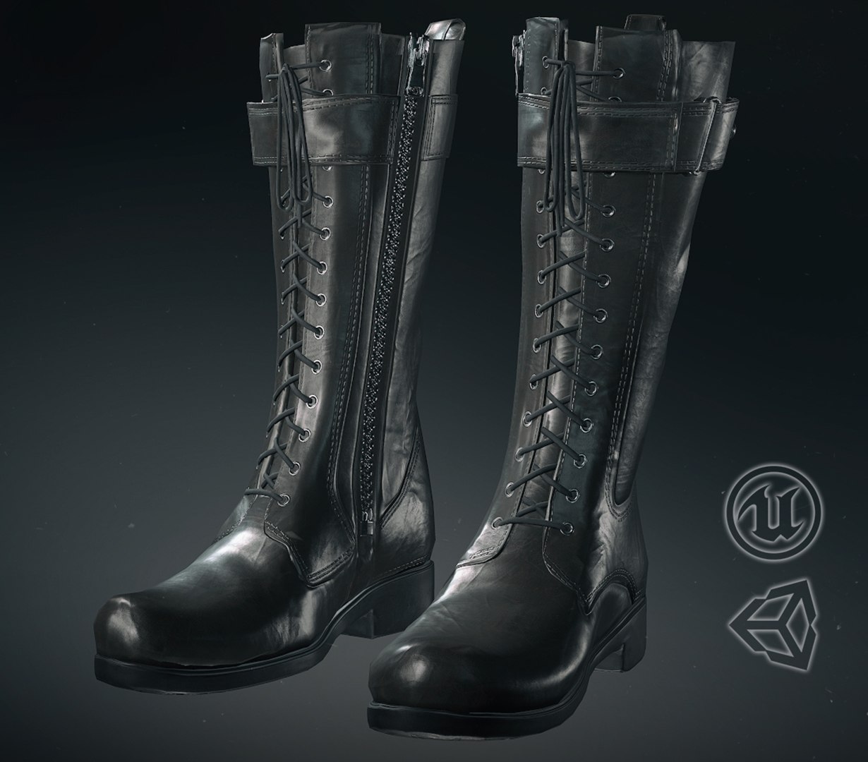 3D leather boot model https://p.turbosquid.com/ts-thumb/fJ/eBXSvi/Mni5cP4k/h3/jpg/1544191512/1920x1080/fit_q87/b9e664648c1e0ebb57a9c609c5e0aa6bfd55e47d/h3.jpg