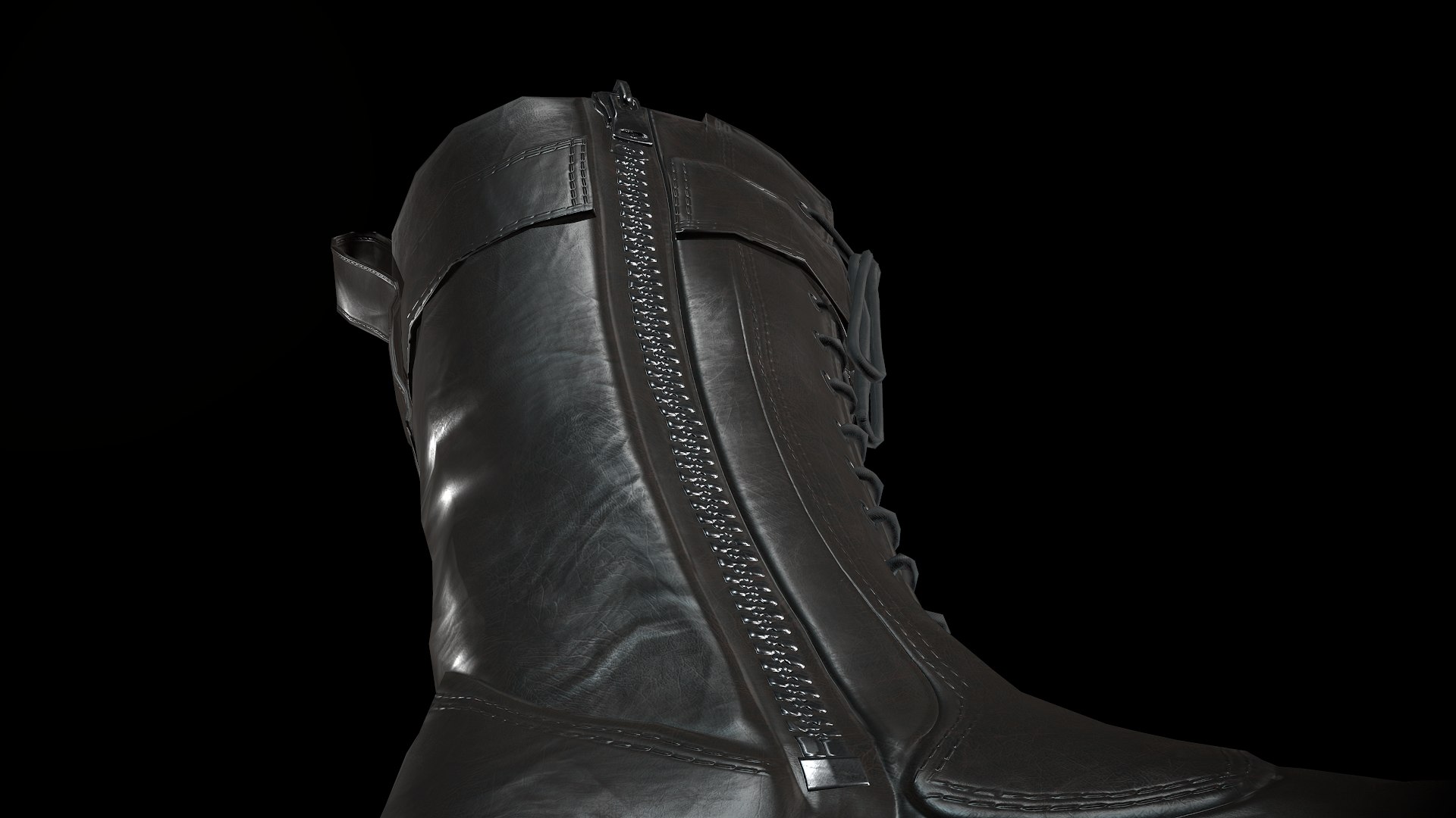 3D leather boot model https://p.turbosquid.com/ts-thumb/fJ/eBXSvi/U7rEAg8c/screenshot026/png/1501892557/1920x1080/fit_q87/0ed80ae51a312e1bee438095763ff57689105b26/screenshot026.jpg