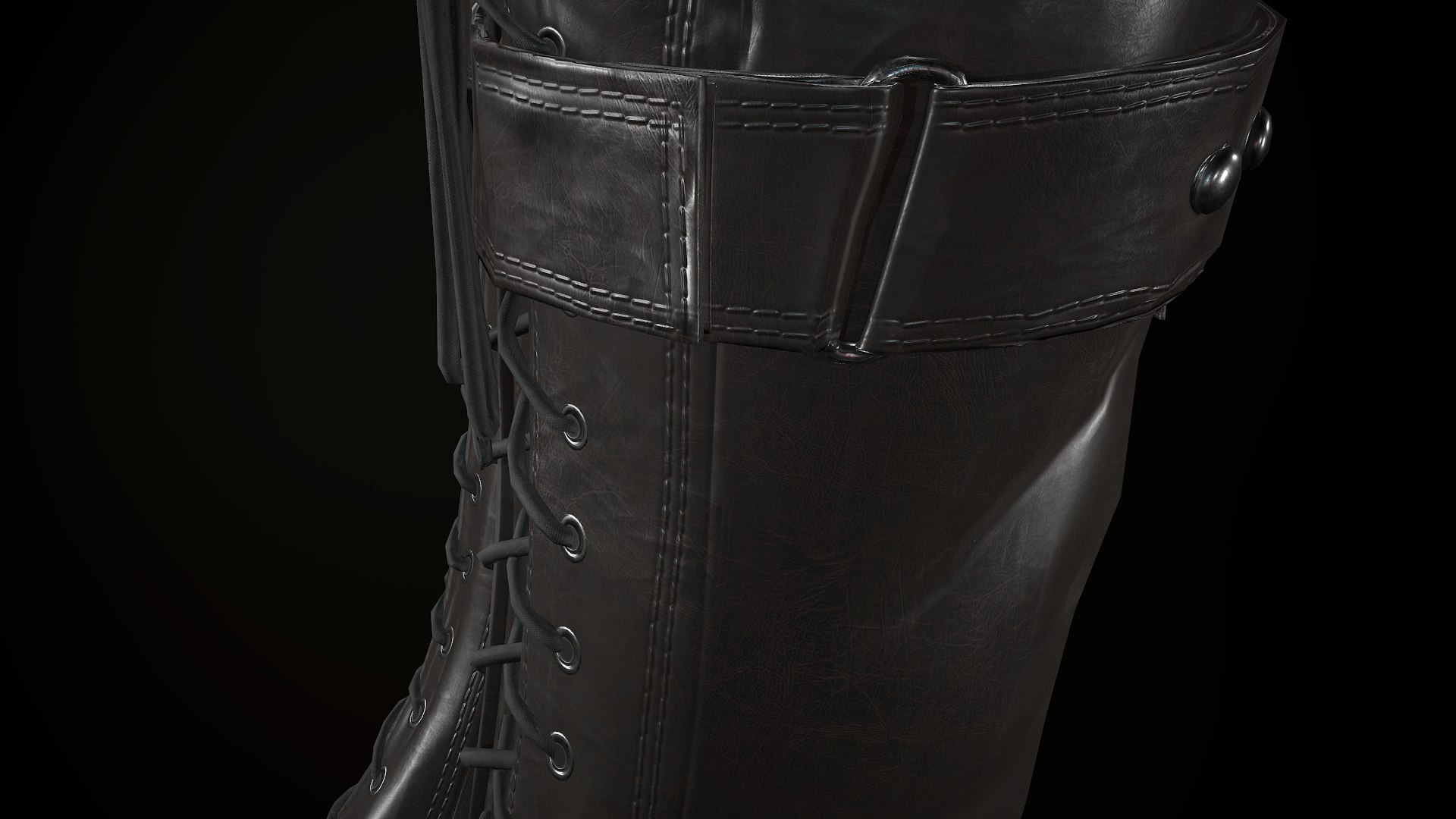 3D leather boot model https://p.turbosquid.com/ts-thumb/fJ/eBXSvi/d5Lb1A6B/screenshot011/png/1501892556/1920x1080/fit_q87/30b9350c1286d8571b0af104e6a52665c9c404c0/screenshot011.jpg