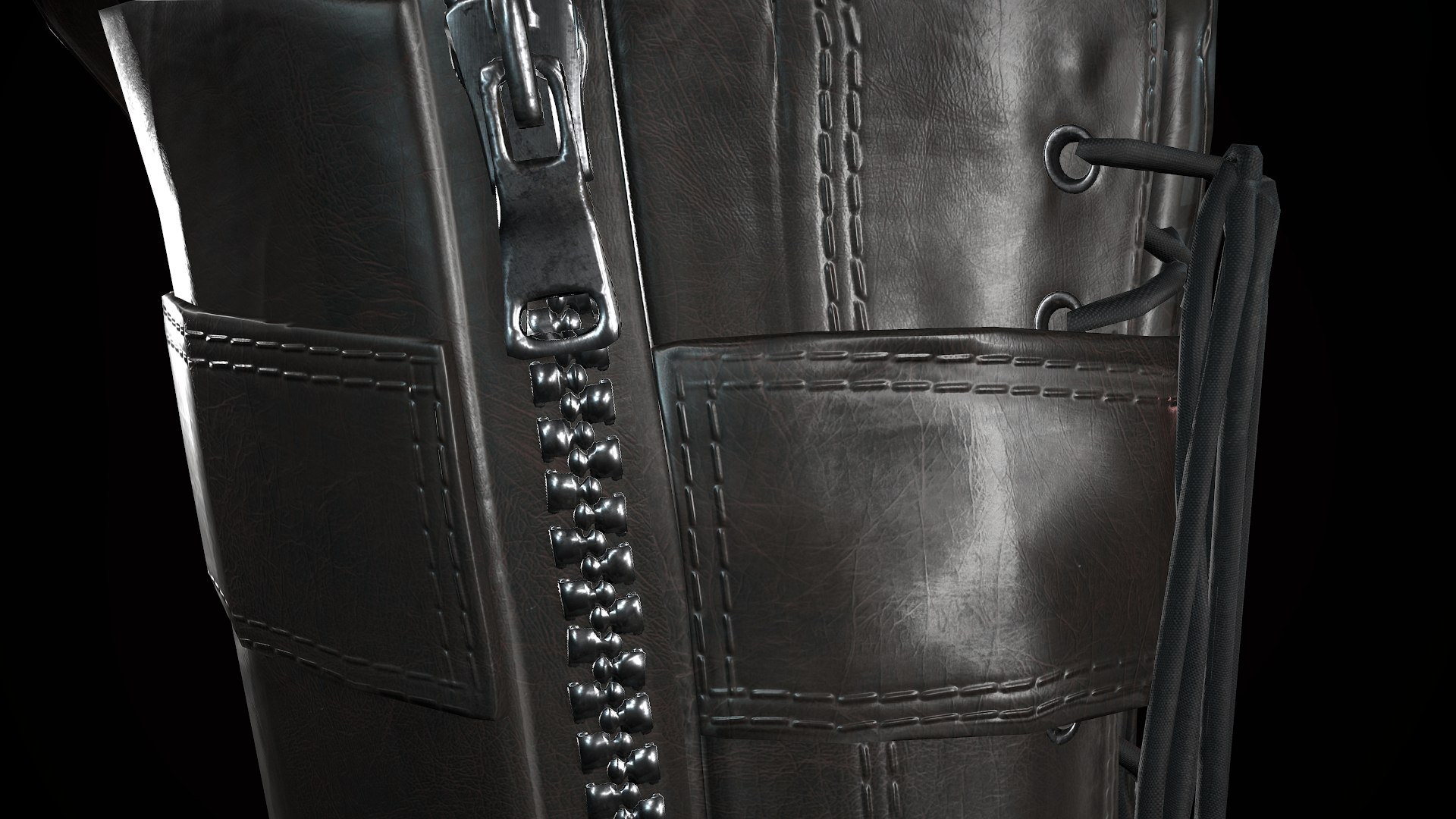 3D leather boot model https://p.turbosquid.com/ts-thumb/fJ/eBXSvi/dB6rtR21/screenshot023/png/1501892557/1920x1080/fit_q87/07fb2d7ec743dd74e6fee2262f956e7e04172505/screenshot023.jpg