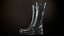 Stivale in pelle nera 1 PBR