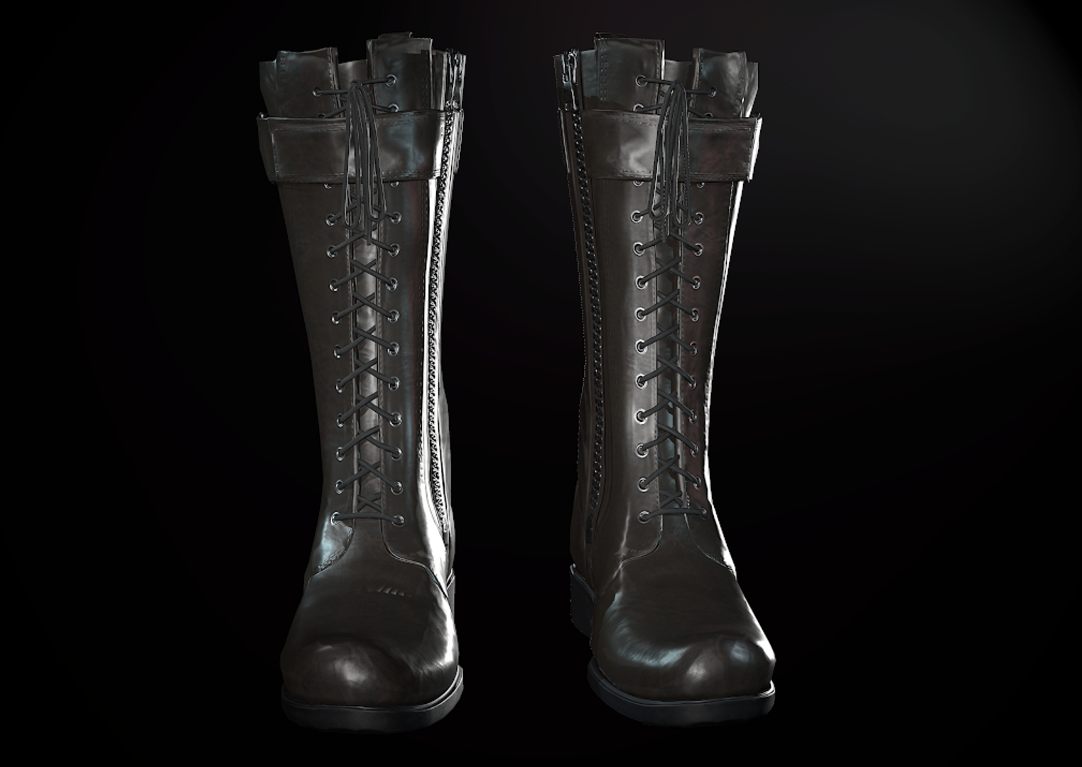 3D leather boot model https://p.turbosquid.com/ts-thumb/fJ/eBXSvi/kWjoPD0b/bootblack/png/1501879533/1920x1080/turn_fit_q99/8724dae4578cc2aaf5a032b16103e306da31ded3/bootblack-1.jpg