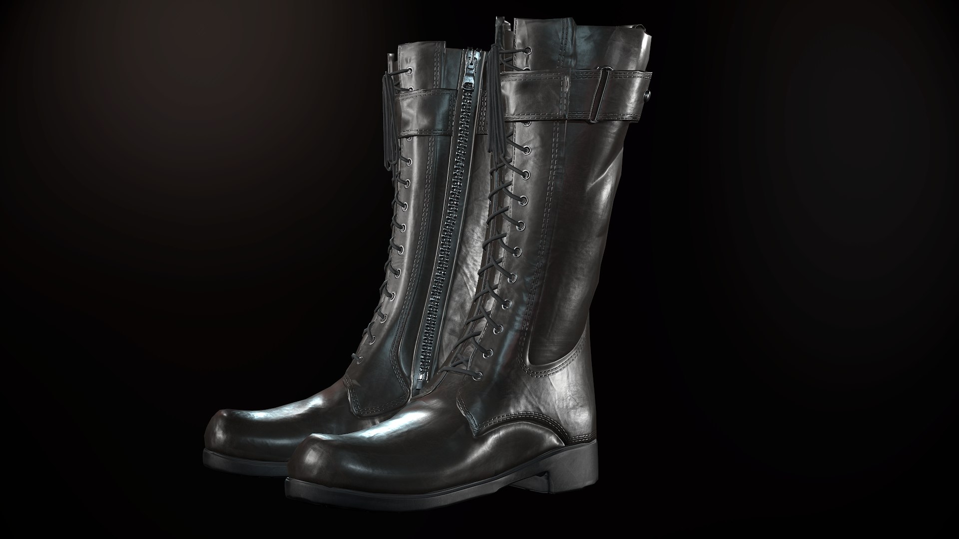 3D leather boot model https://p.turbosquid.com/ts-thumb/fJ/eBXSvi/qDAt6lUk/screenshot003/png/1501892556/1920x1080/fit_q87/a71a7a52ddbd2e07740963dee684d8001cd06b66/screenshot003.jpg