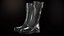 Stivale in pelle nera 1 PBR