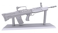 L85A2 British Assault Rifle Statue