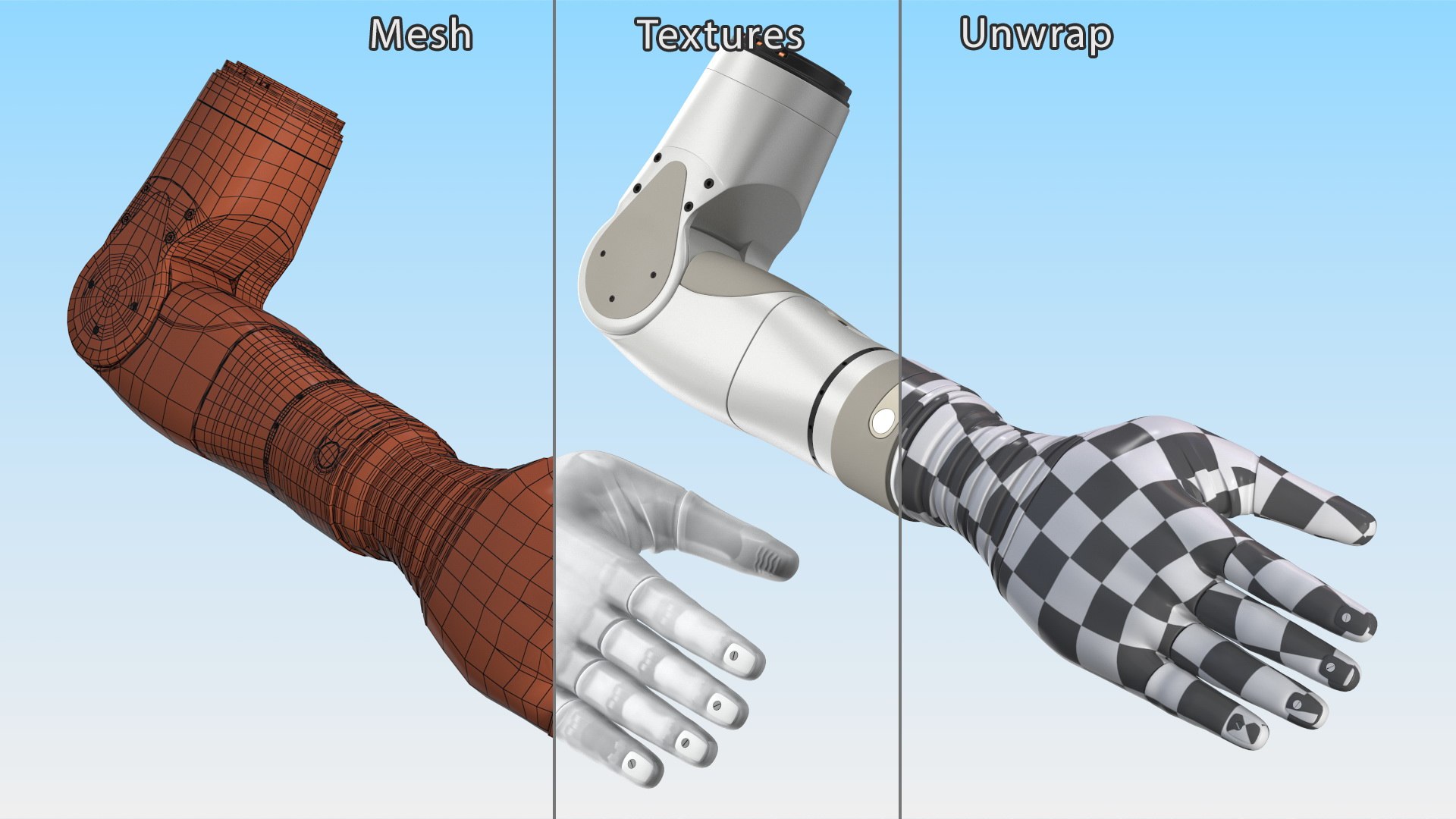 Bionic Arm with Elbow Deka Rigged for Maya 3D model https://p.turbosquid.com/ts-thumb/fJ/i0uHcA/QB/bionicarmwithelbowdekariggedformayac4dmodel023/jpg/1686627343/1920x1080/fit_q87/0604c20aca9eff4c40a625cc834e5034f4d179f0/bionicarmwithelbowdekariggedformayac4dmodel023.jpg