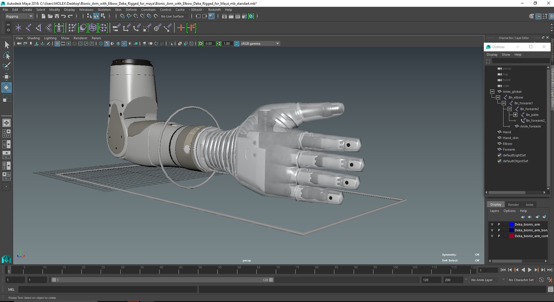 Bionic Arm with Elbow Deka Rigged for Maya 3D model https://p.turbosquid.com/ts-thumb/fJ/i0uHcA/Qy/bionicarmwithelbowdekariggedformayac4dmodel036/jpg/1686627393/1920x1080/fit_q87/916fd758fb12075d26cba729ca79b363b1809307/bionicarmwithelbowdekariggedformayac4dmodel036.jpg
