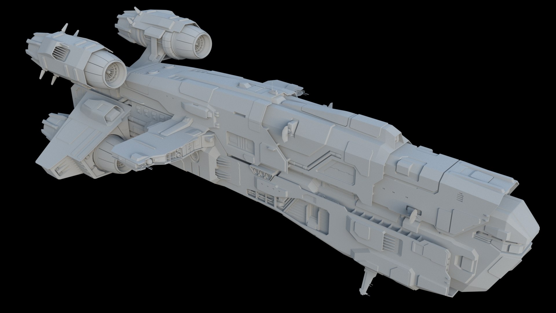 3D Sci Fi Spaceship - Transport Ship model https://p.turbosquid.com/ts-thumb/fJ/l8x2zr/Z5/z08/jpg/1697027923/1920x1080/fit_q87/2d4f0b0b6d4c15ae0a1040c2d6784ed9afd3dc97/z08.jpg
