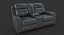 Jesolo Reclining Loveseat Dark