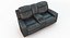 Jesolo Reclining Loveseat Dark