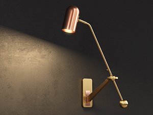 stasis wall light 3D model