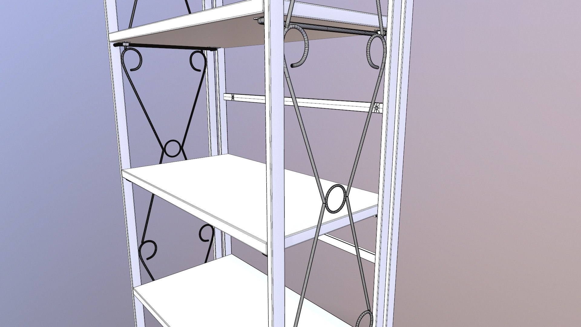 3D Kitchen Racks Model - TurboSquid 2276799