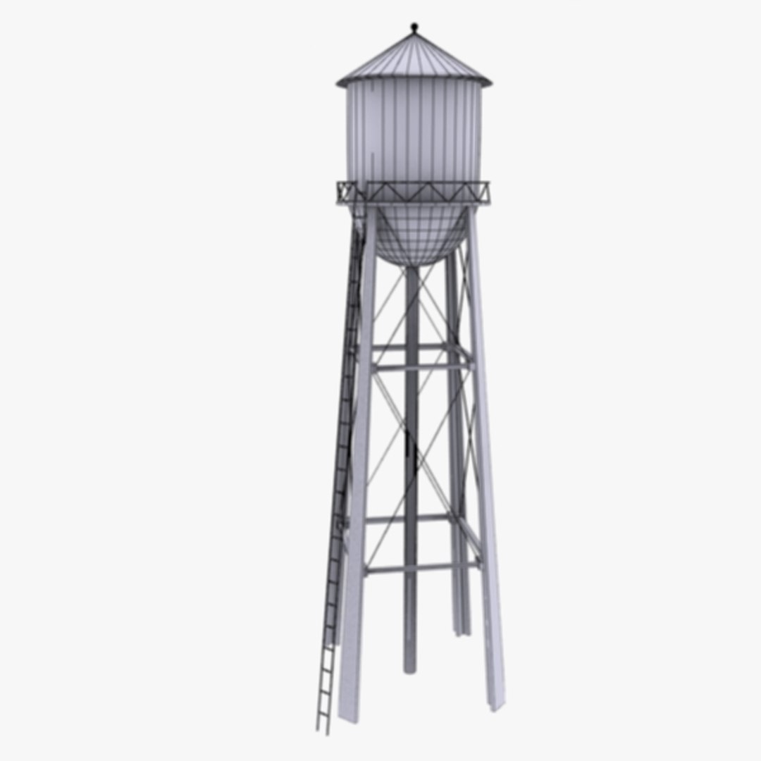 Water Tank 3d Model