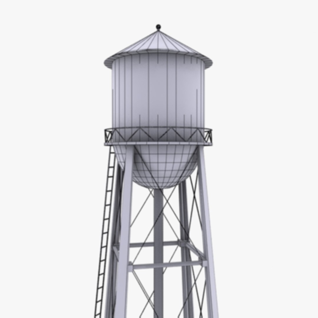 Water Tank 3d Model