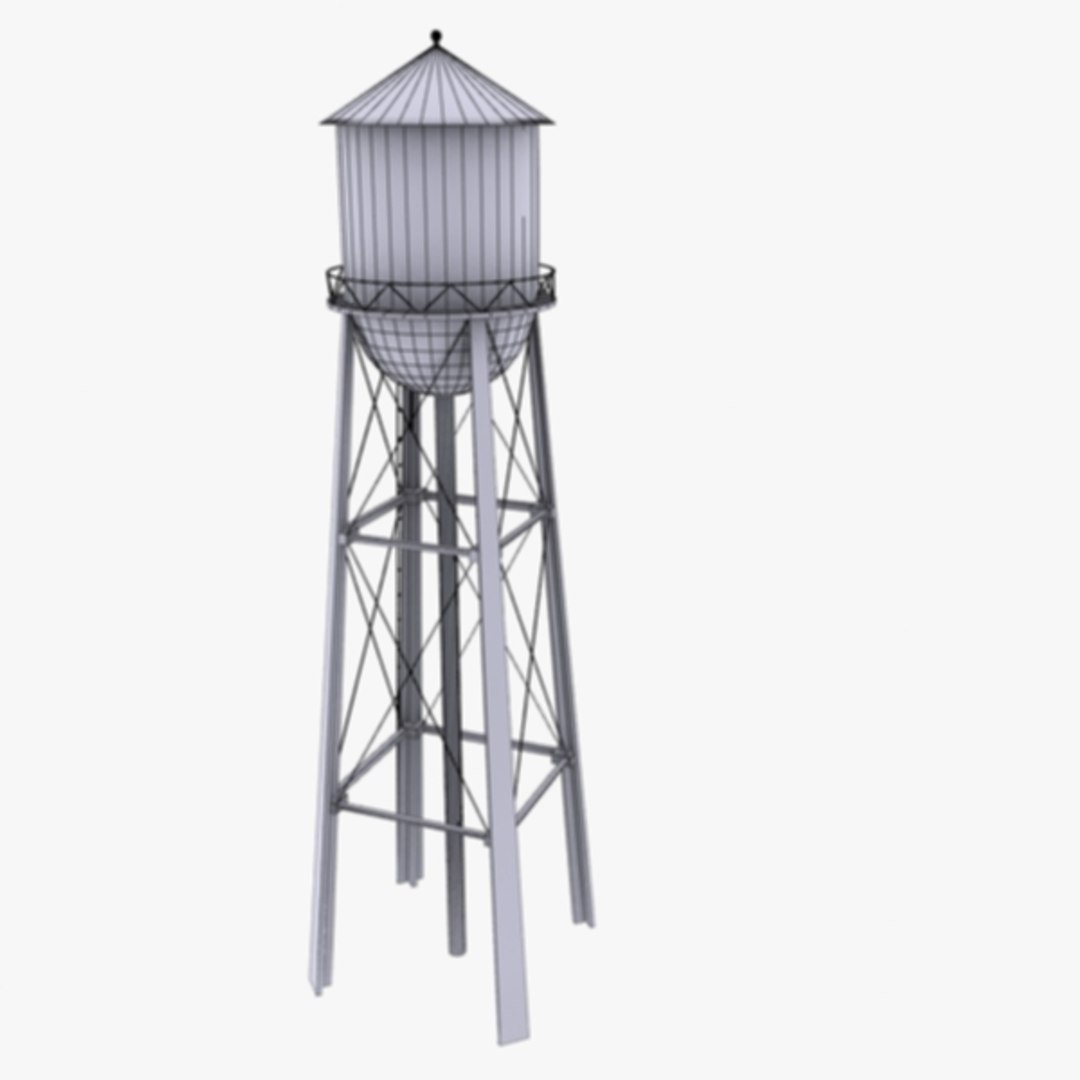 Water Tank 3d Model