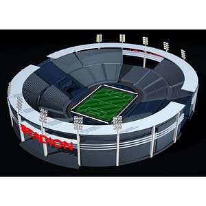 football 3d c4d