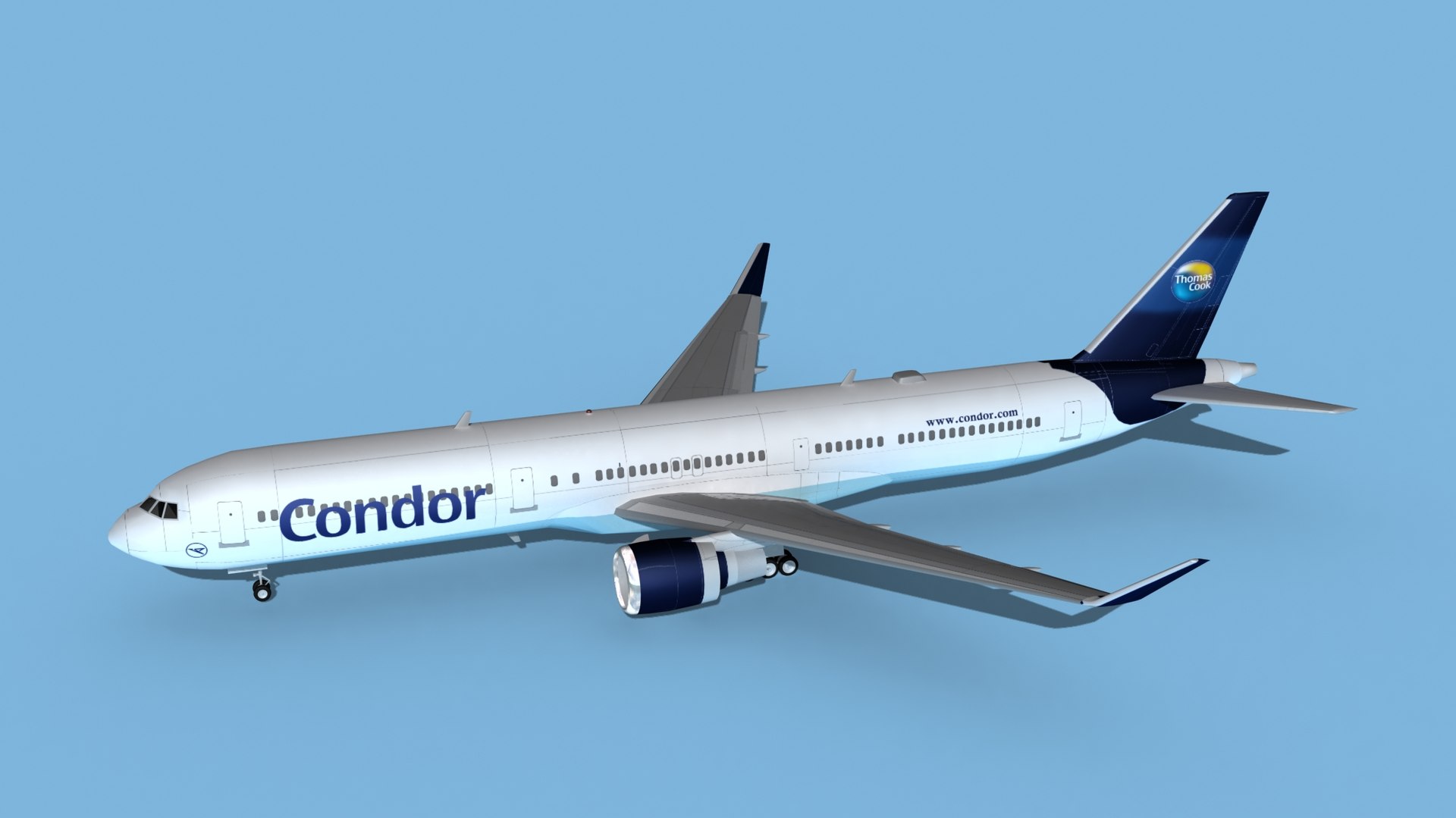 Boeing 767-400 Condor 3D Model - TurboSquid 1911942